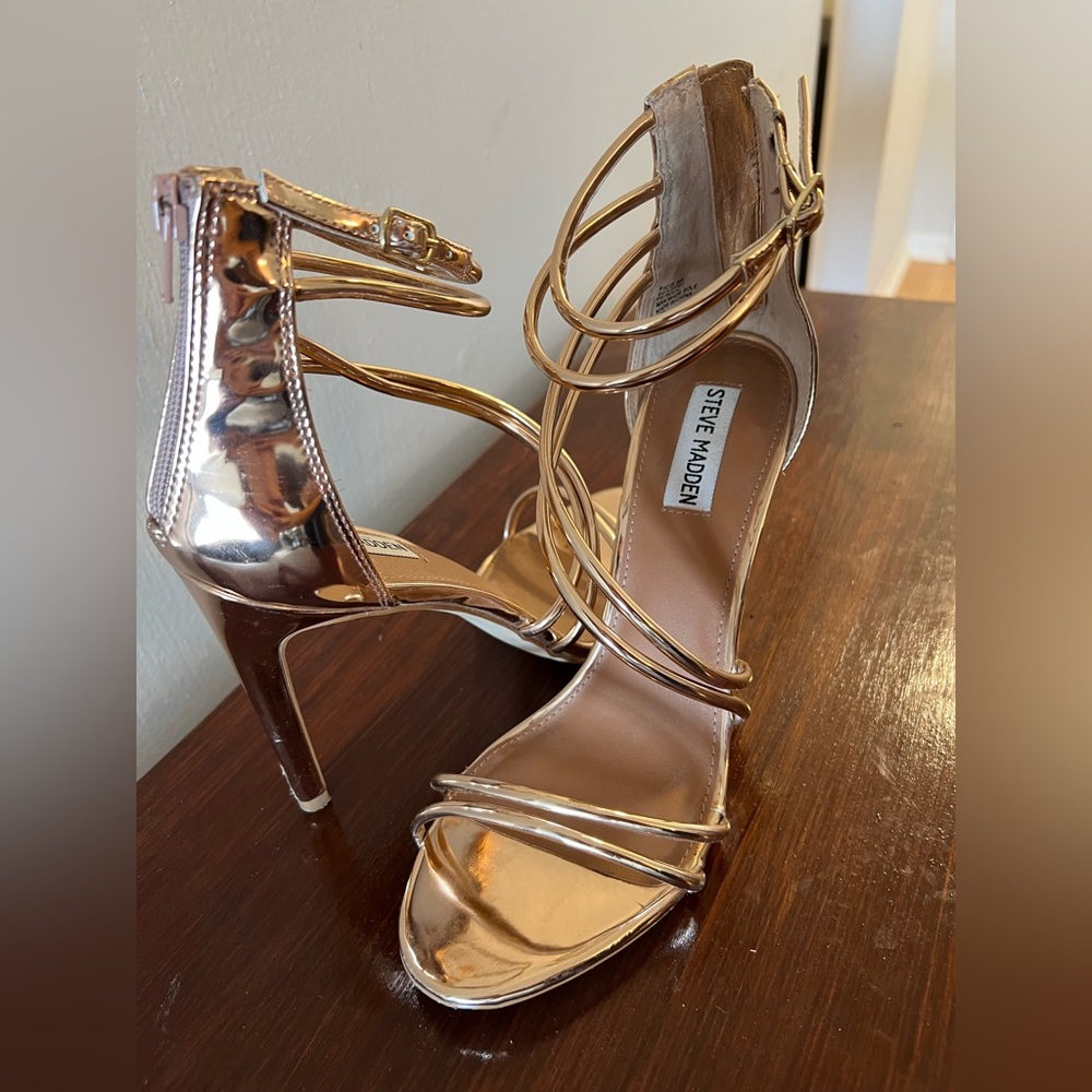 Steve Madden Stiletto heels- rose gold- size 9 Women’s